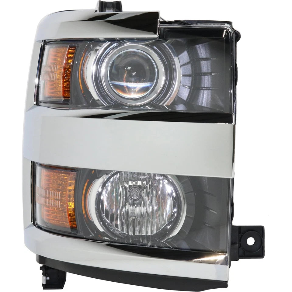 2015–2019 Chevrolet Silverado 3500 HD Headlight Set Left and Right Side w/ Bulb(s) | OEM Fit