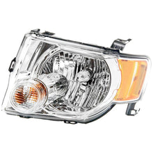 Load image into Gallery viewer, 2008–2012 Ford Escape SUV Chrome Headlights Assembly W/ Amber Corner Lamps Pair | OEM Fit