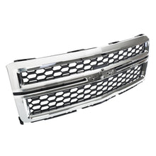 Load image into Gallery viewer, 2014–2015 Chevrolet Silverado 1500 Front Upper Grille Grill Chrome | OEM Fit