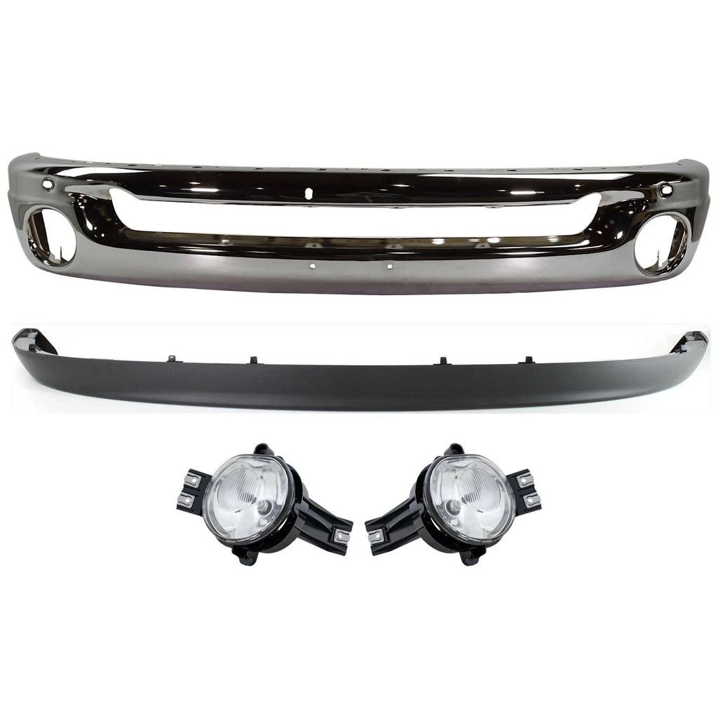 2002–2008 Dodge Ram 1500 / 2500 / 3500 Front Bumper Face Bar | OEM Fit