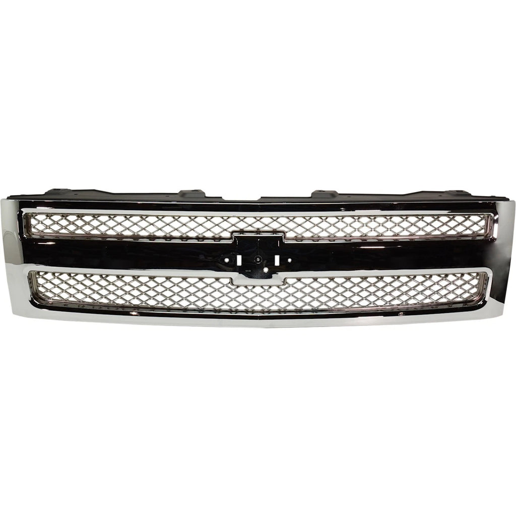 2007–2013 Chevrolet Silverado 1500 Grille Assembly Chrome Shell  | OEM Fit