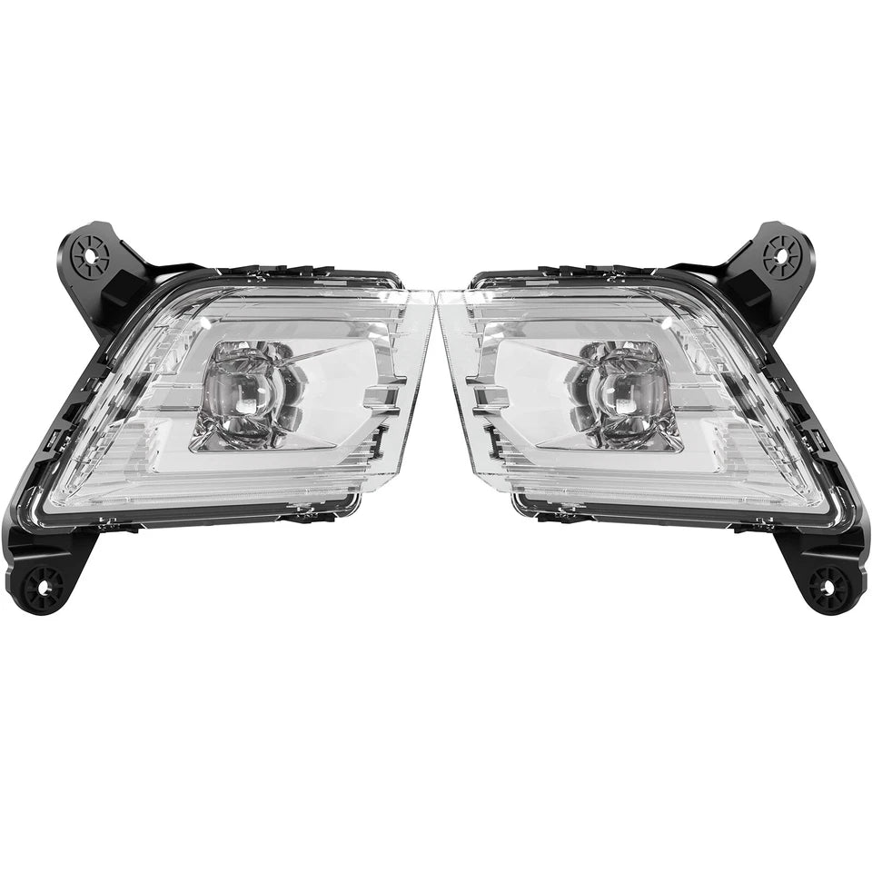 2019–2022 Chevy Silverado 1500 LED Fog Light Lamps Clear | OEM Fit