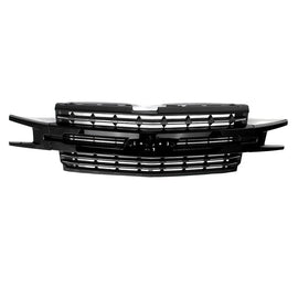 2019–2021 Chevrolet Silverado 1500  Front Upper Grille  Black | OEM Fit