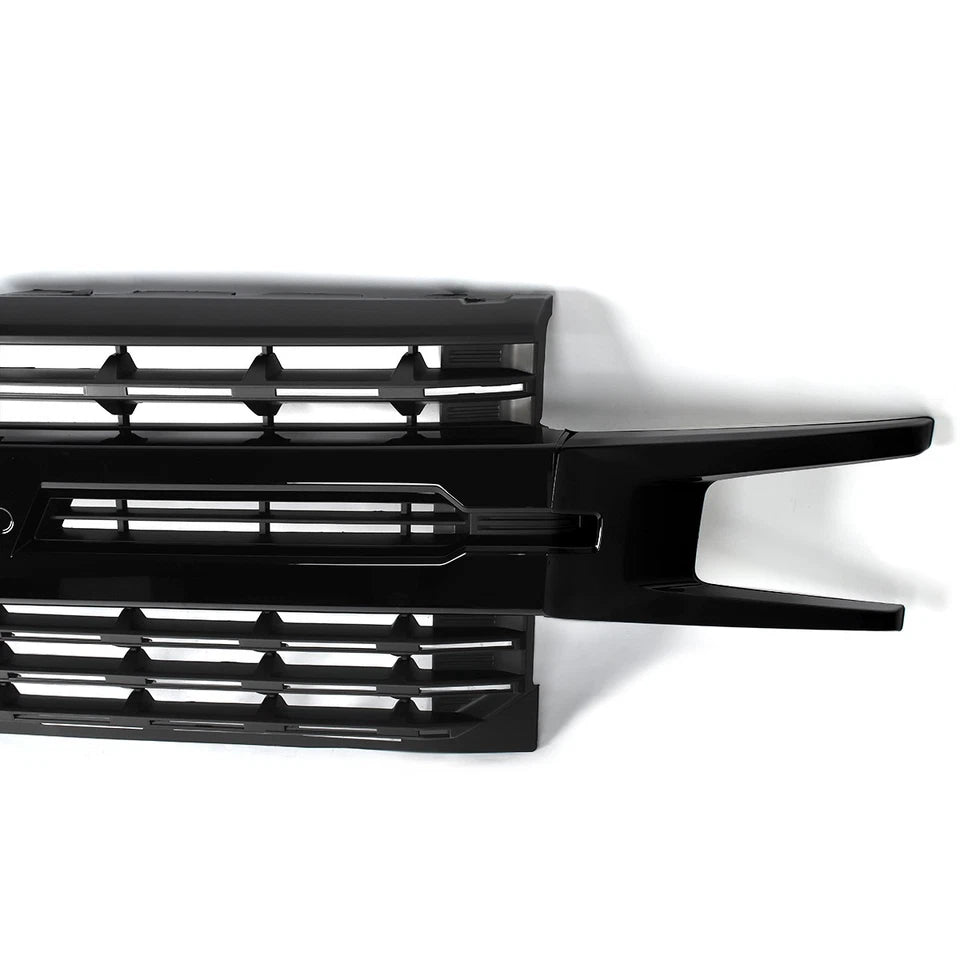 2019–2021 Chevrolet Silverado 1500  Front Upper Grille  Black | OEM Fit