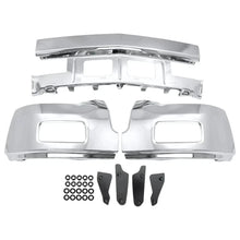 Load image into Gallery viewer, 2014-2015 Chevrolet Silverado 1500 Front Bumper Chrome &amp; Fog Lights Kit | OEM Fit