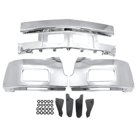 2014-2015 Chevrolet Silverado 1500 Front Bumper Chrome & Fog Lights Kit | OEM Fit