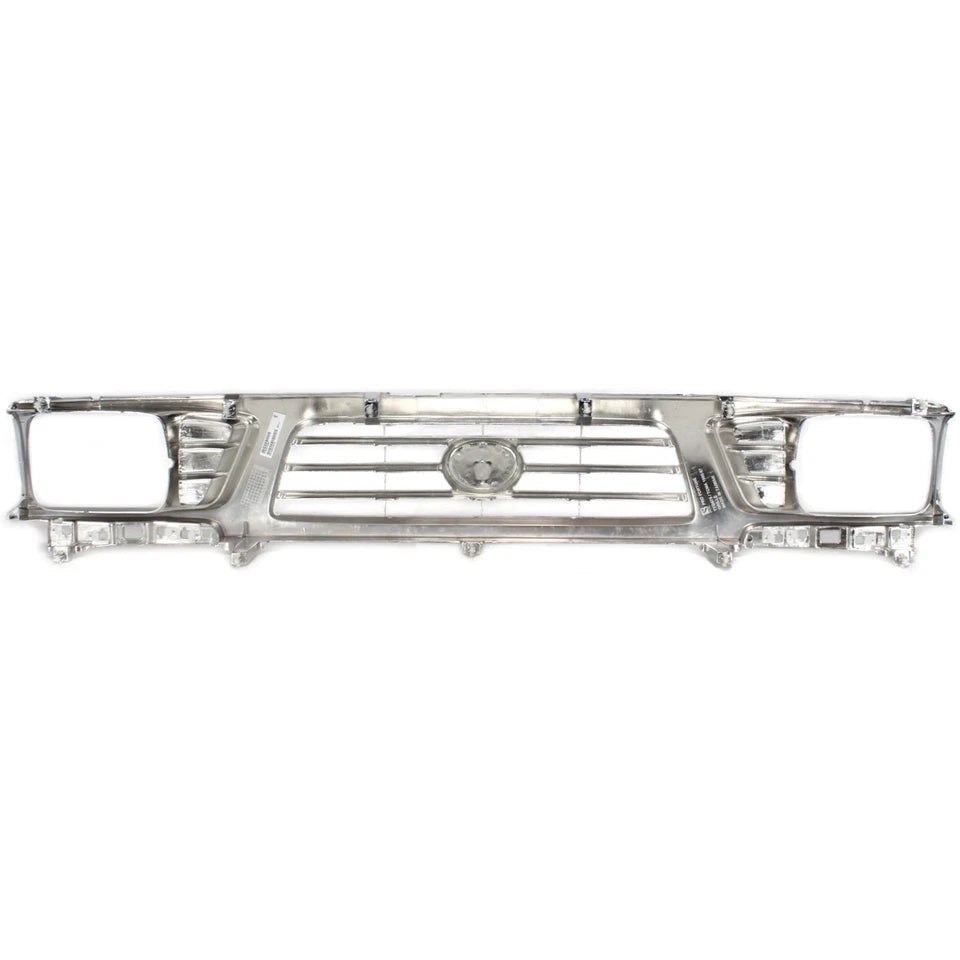 1995–1997 Toyota Tacoma  Front Grille  Chrome with Painted Black  | OEM Fit