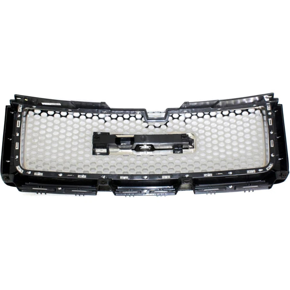 2007–2013 GMC Sierra 1500 Grille Chrome Shell w/ Painted Black Insert | OEM Fit