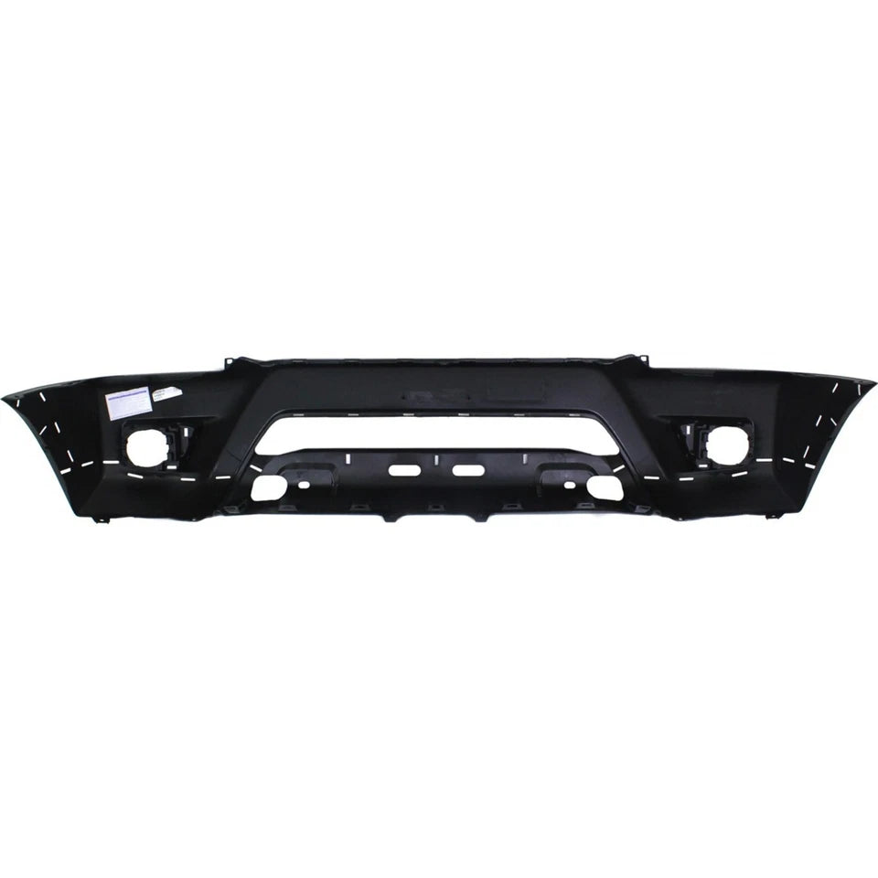 Front Bumper Cover For 2012-2013 Toyota Tacoma w/ Fog Lamp Holes Primed (1-Piece Set)