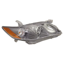 Load image into Gallery viewer, 2007–2009 Toyota Camry Crystal Black JDM Amber Projector Headlight Set Pair | OEM Fit