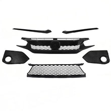 Load image into Gallery viewer, 2016–2021 Honda Civic Type R Style Front Bumper Cover Kit W/ Grille | OEM Fit