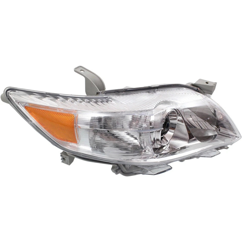 2010–2011 Toyota Camry SE/LE/XLE Headlight Set Chrome Housing Left & Right | OEM Fit