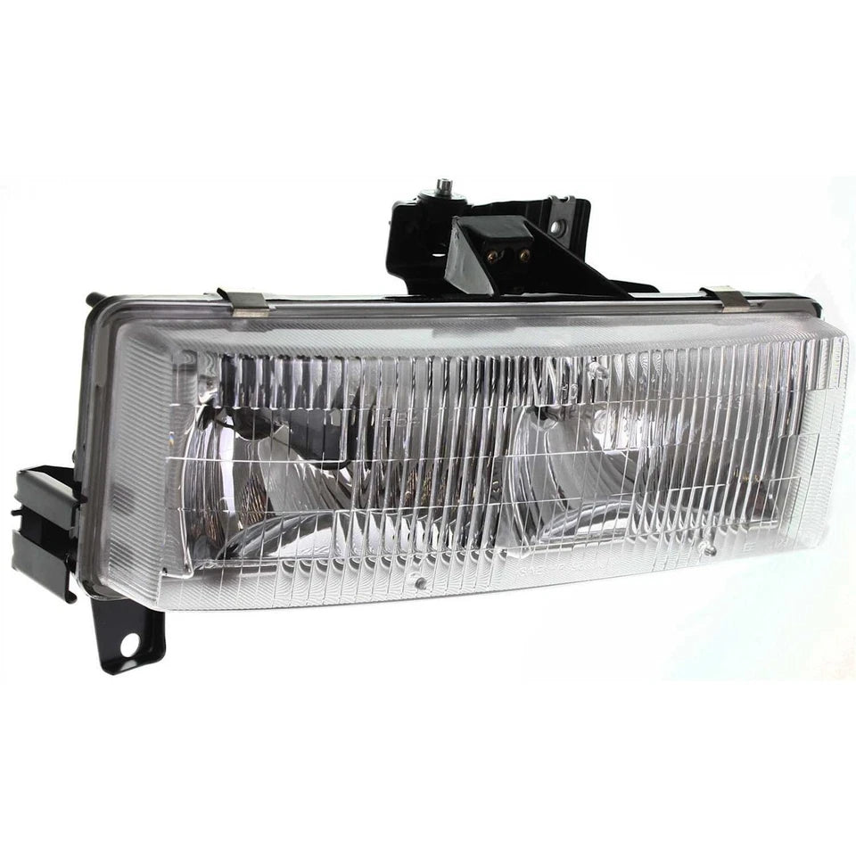 1996–2002 Chevrolet Express 3500 Halogen Headlight Set Left and Right Side w/ Bulb(s) (Pair) | OEM Fit