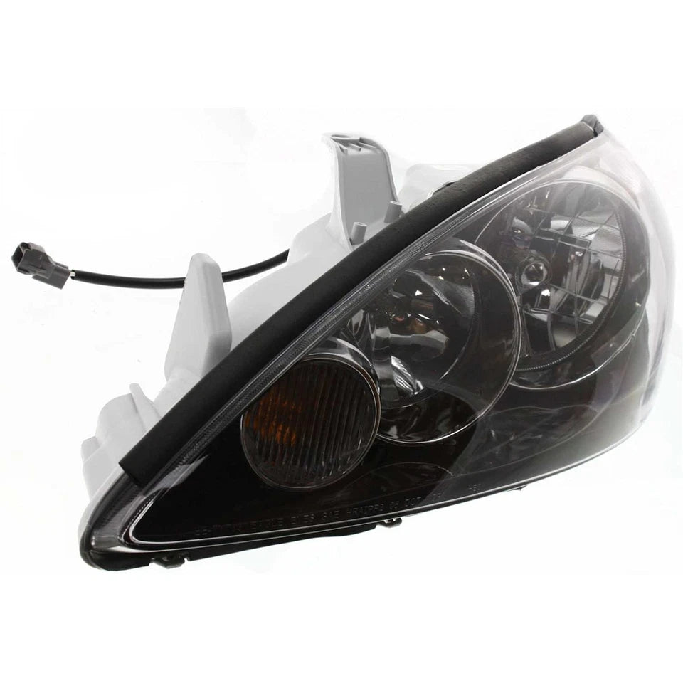 2005–2006 Toyota Camry Sedan Headlight Set Left & Right Black Housing 2Pc | OEM Fit