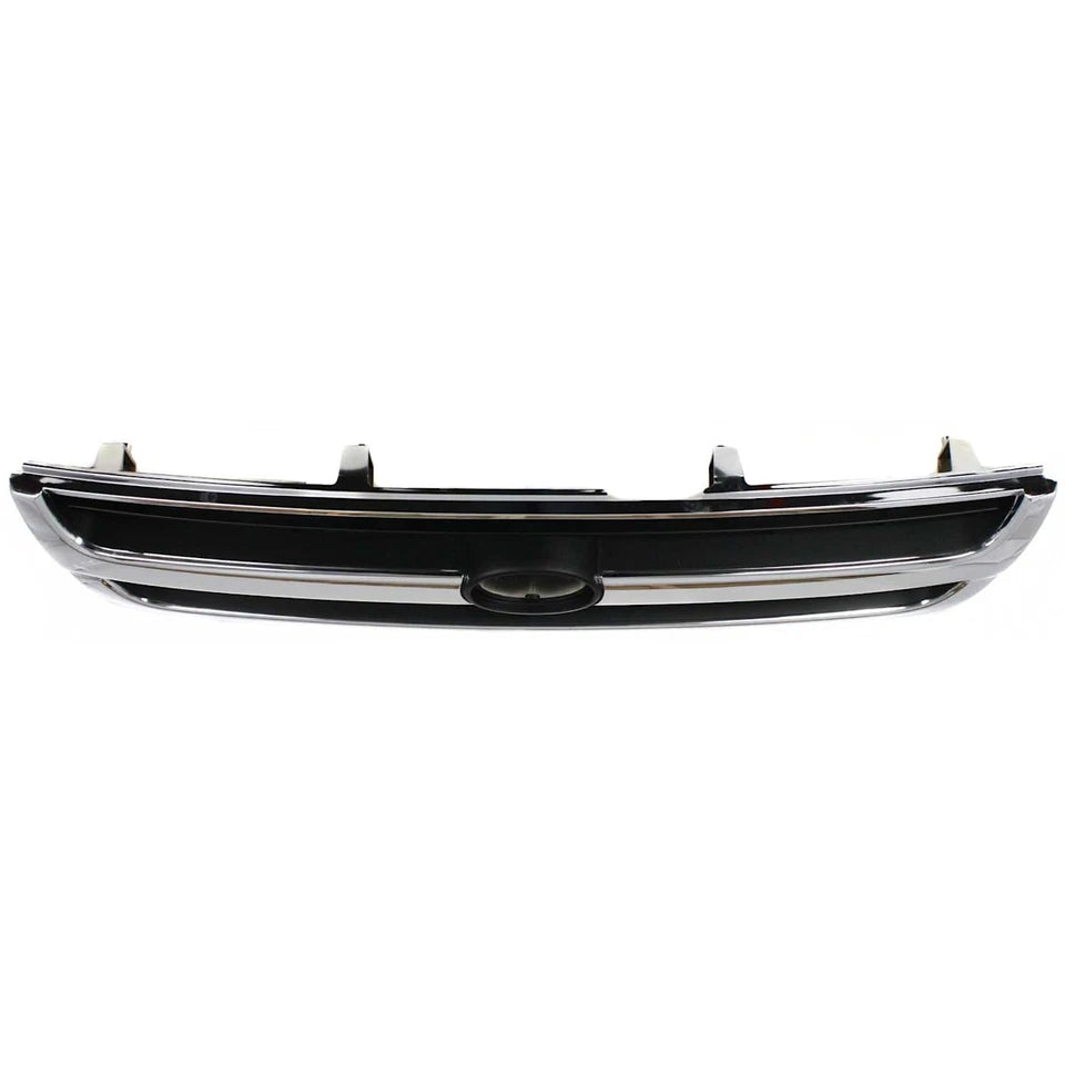 1997–2000 Toyota Tacoma Front Grille Assembly  Chrome Shell with Black Plastic | OEM Fit
