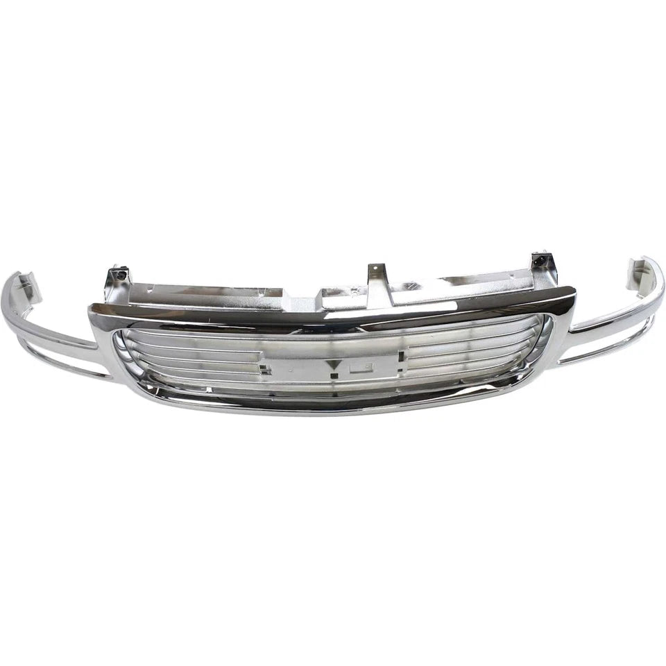 1999–2002 GMC Sierra 1500 Grille Assembly Chrome Shell and Insert | OEM Fit