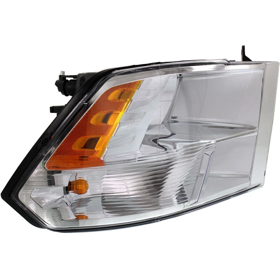 2013–2018 Ram 1500 / 2500 / 3500 Headlight Assembly Set  Chrome| OEM Fit