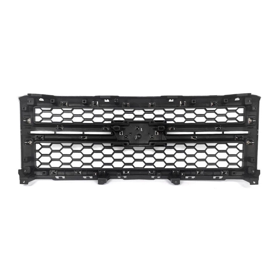 2014–2015 Chevrolet Silverado 1500 Front Upper Grille Grill Chrome | OEM Fit