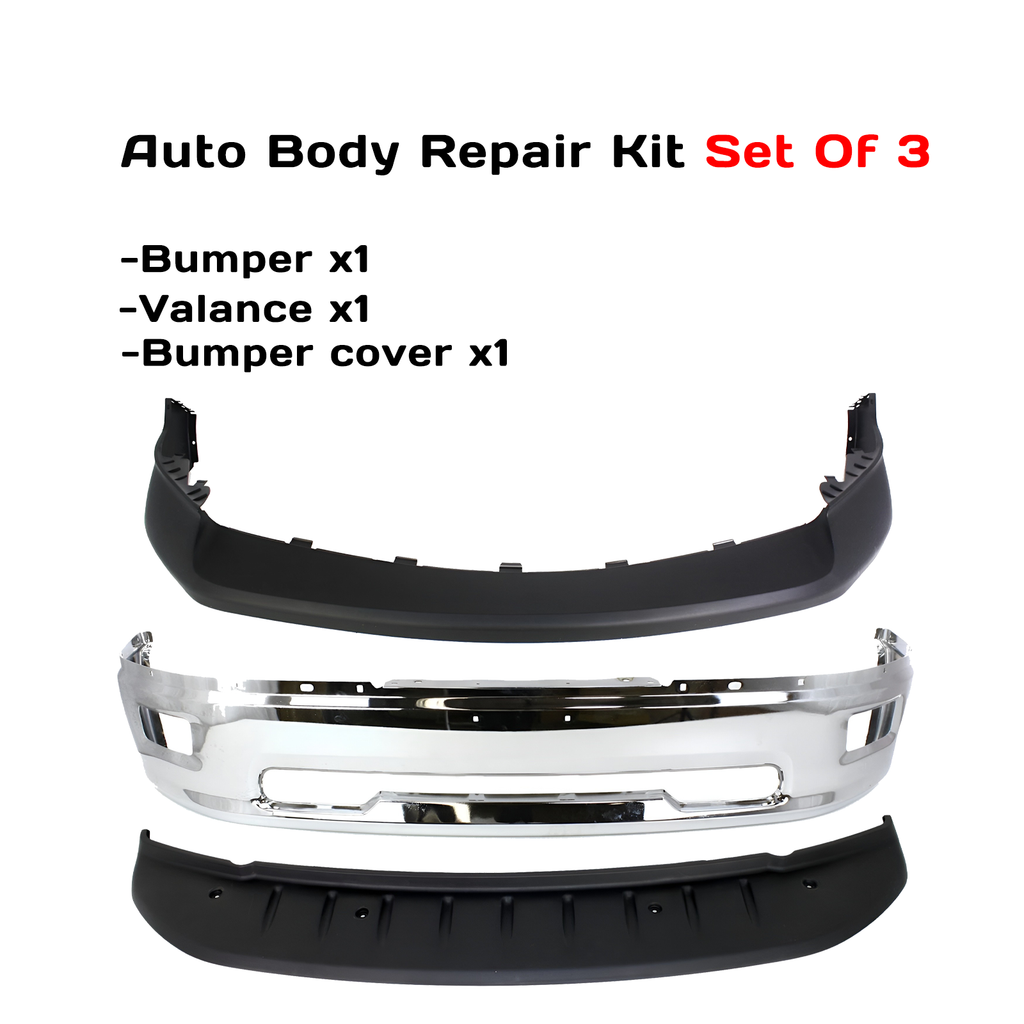2011–2012 Ram 1500 Front Upper Bumper Cover Fascia Kit Textured | OEM Fit