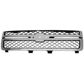2011–2014 Chevrolet Silverado 2500HD / 3500HD Grille Assembly Black & Chrome | OEM Fit