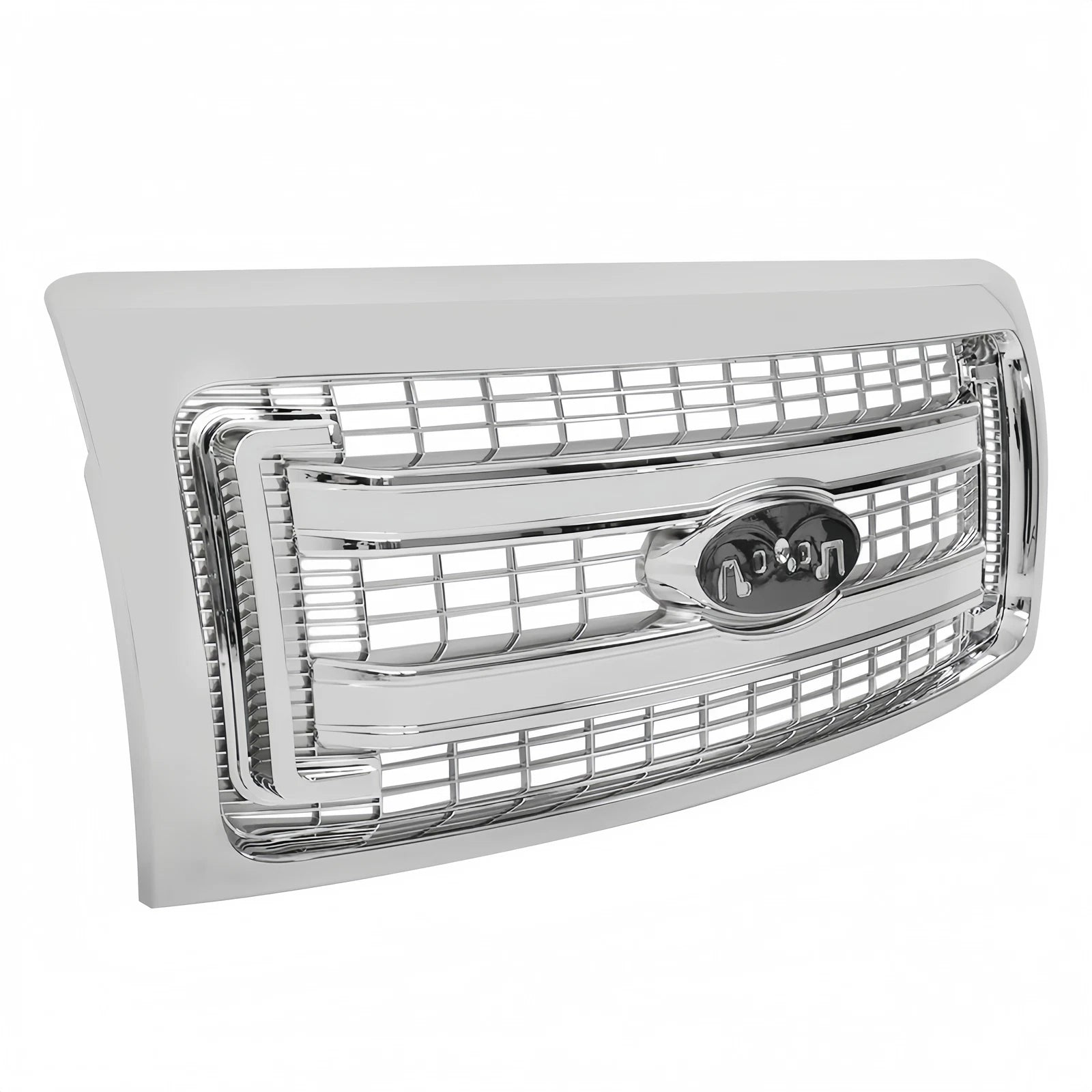 2009–2014 Ford F-150 Truck Front Upper Bumper Chrome Grille Trim DL3Z-8200-DA | OEM Fit