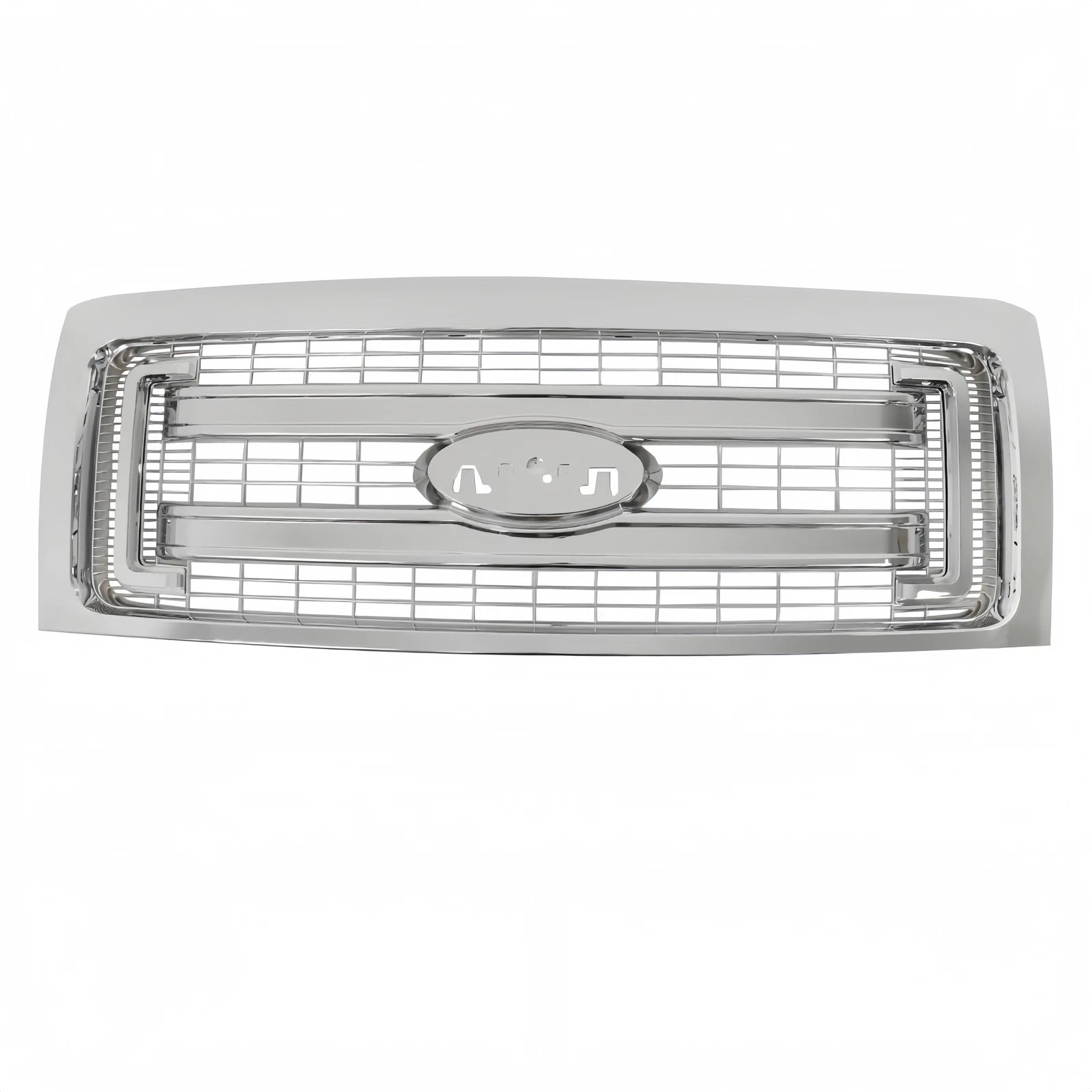 2009–2014 Ford F-150 Truck Front Upper Bumper Chrome Grille Trim DL3Z-8200-DA | OEM Fit