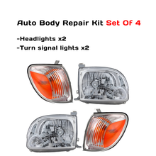 Load image into Gallery viewer, 2005–2006 Toyota Tundra Headlight and Turn Signal Light Set Left and Right Side for Regular/Access Cab | OEM Fit