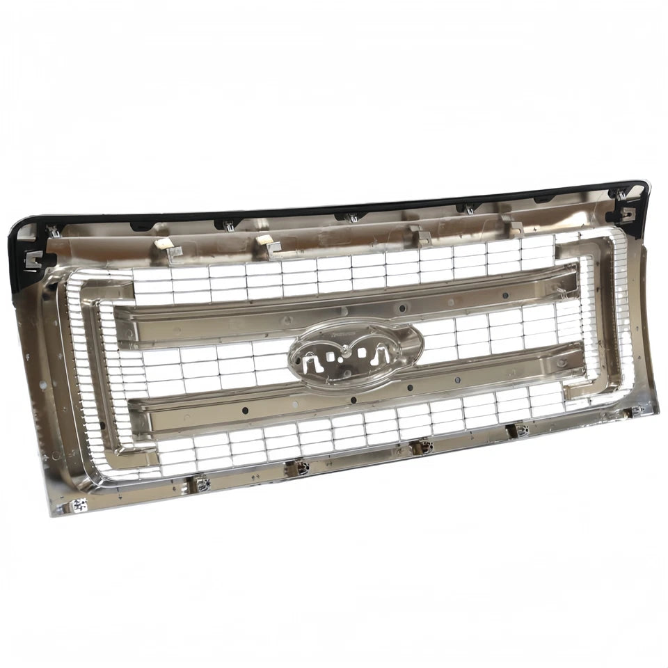 2009–2014 Ford F-150 Truck Front Upper Bumper Chrome Grille Trim DL3Z-8200-DA | OEM Fit
