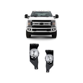 Ford F-450 Fog Light Set Left and Right Side Driving Lamps (Set of 2) | OEM Fit