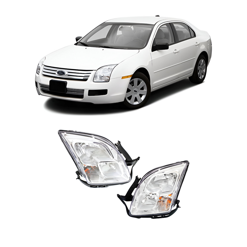 2006–2009 Ford Fusion Headlight Pair Set — Halogen  | OEM Fit