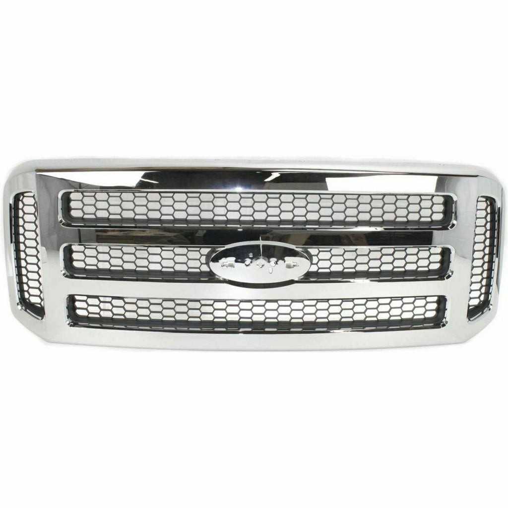 2005-2007 Ford F-250 F-350 Super Duty Front Bumper Grille & Brackets Kit | OEM Fit
