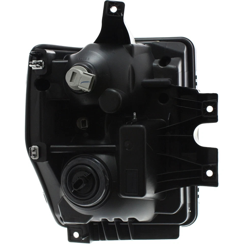 2008–2010 Ford F-250 Super Duty Headlight Set Driver & Passenger Side Halogen with Bulbs Chrome | OEM Fit