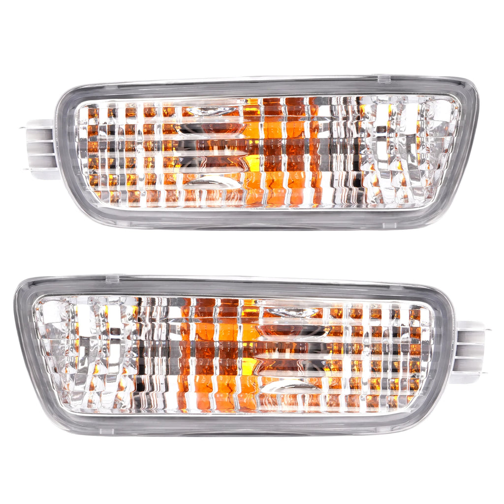 2001-2004 Toyota Tacoma Front Bumper Turn Signal Lights Driver & Passenger | OEM Fit