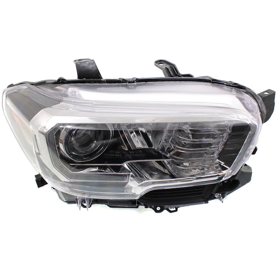 2016–2018 Toyota Tacoma Headlight Set Left & Right Black Housing 2Pc | OEM Fit
