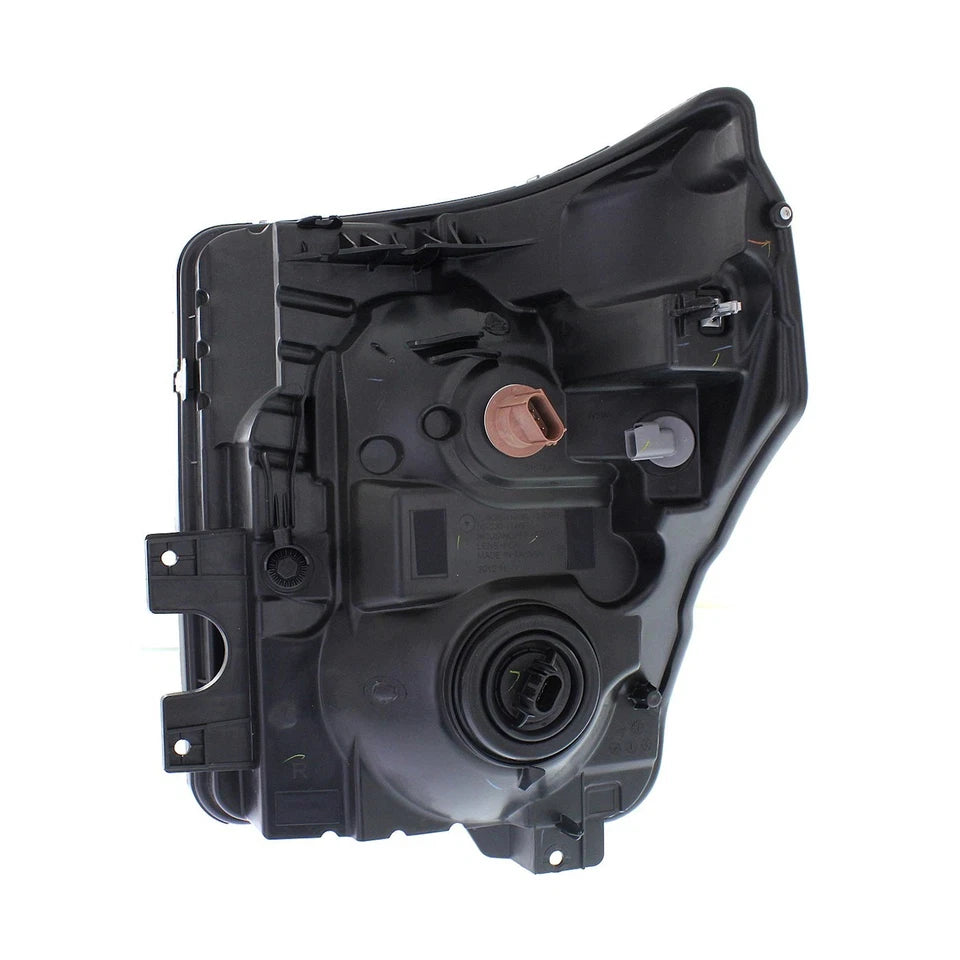 2011–2016 Ford F-250 Super Duty Headlight Set Driver & Passenger Side Halogen with Bulbs Chrome | OEM Fit