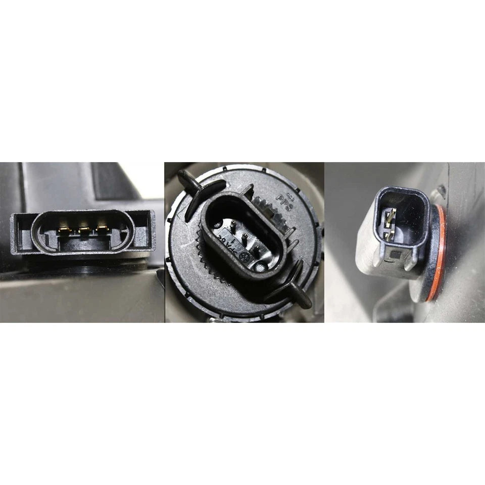 2006–2008 Dodge Ram 1500 Headlight Assembly Set Left and Right Side Chrome w/ Bulb(s) | OEM Fit