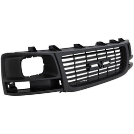 2003–2014 Chevy Express 1500 / GMC Savana 1500 Grille Assembly Textured Black | OEM Fit
