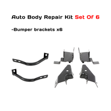 Load image into Gallery viewer, Front Bumper Bracket Black Metal For 2003-2007 Chevrolet Silverado 1500