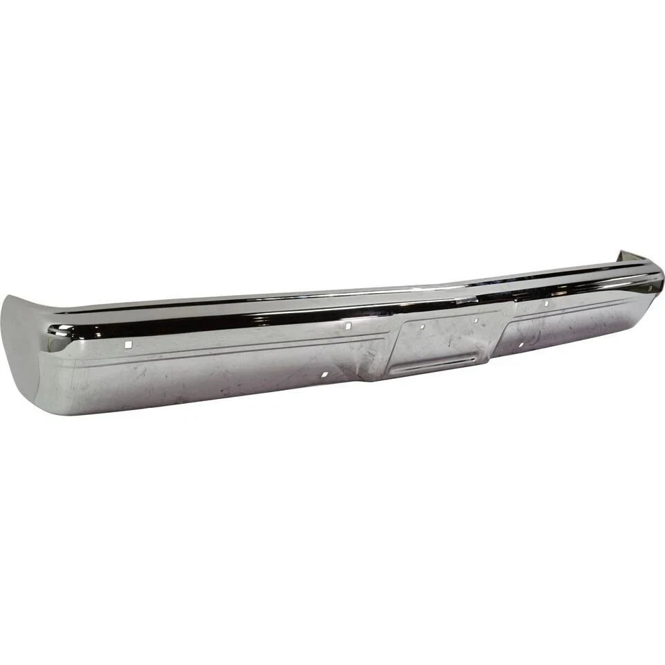 1983–1991 Chevy & GMC C/K Series Front Bumper Chrome w/o Impact Strip Holes | OEM Fit
