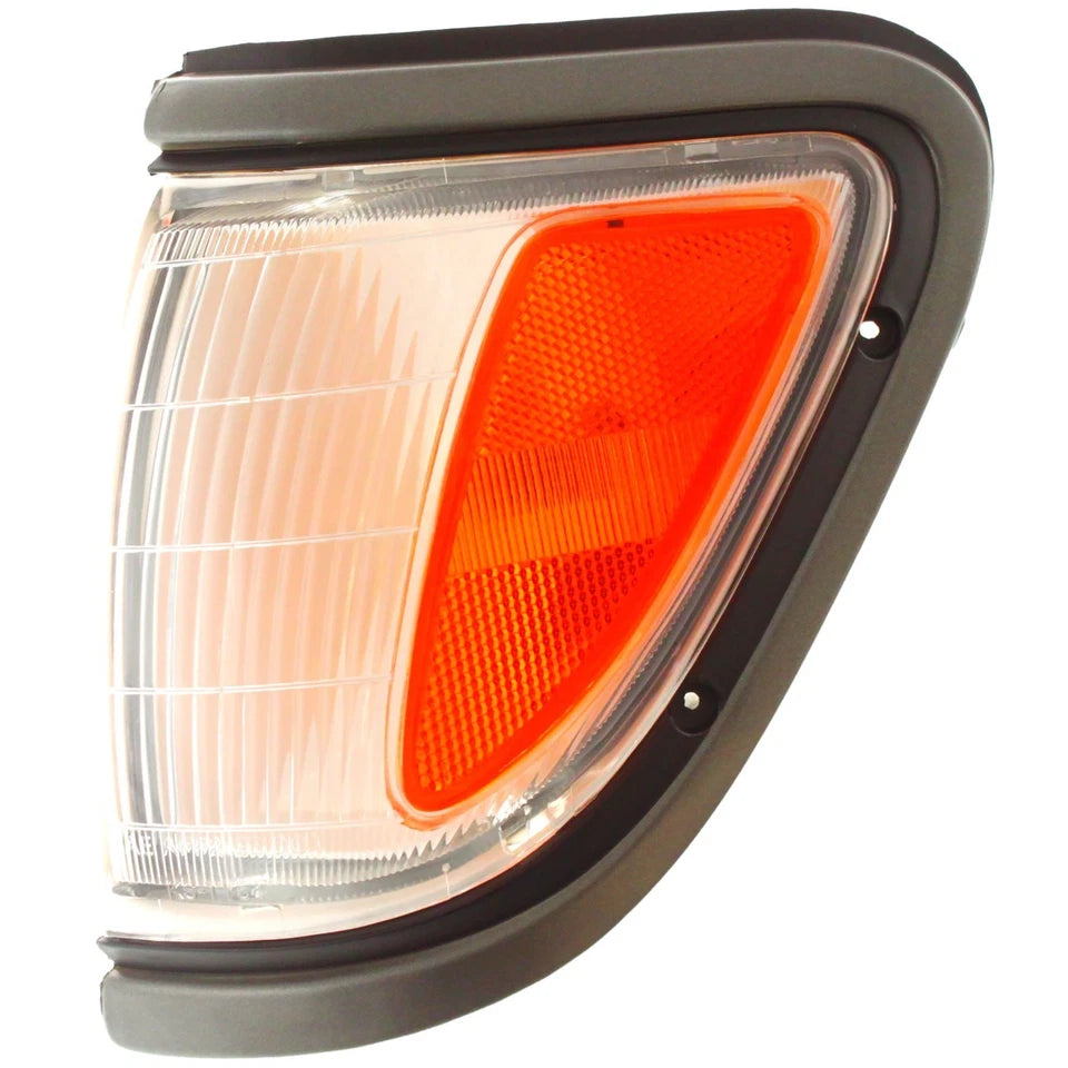 1995–1997 Toyota Tacoma Halogen Headlight Kit Left & Right Side Gray Trim | OEM Fit