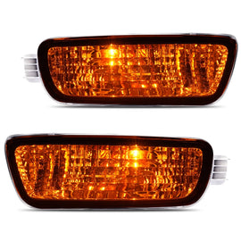 2001-2004 Toyota Tacoma Front Bumper Turn Signal Lights Driver & Passenger | OEM Fit