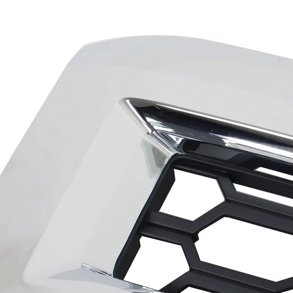 2014–2015 Chevrolet Silverado 1500 Front Upper Grille Grill Chrome | OEM Fit