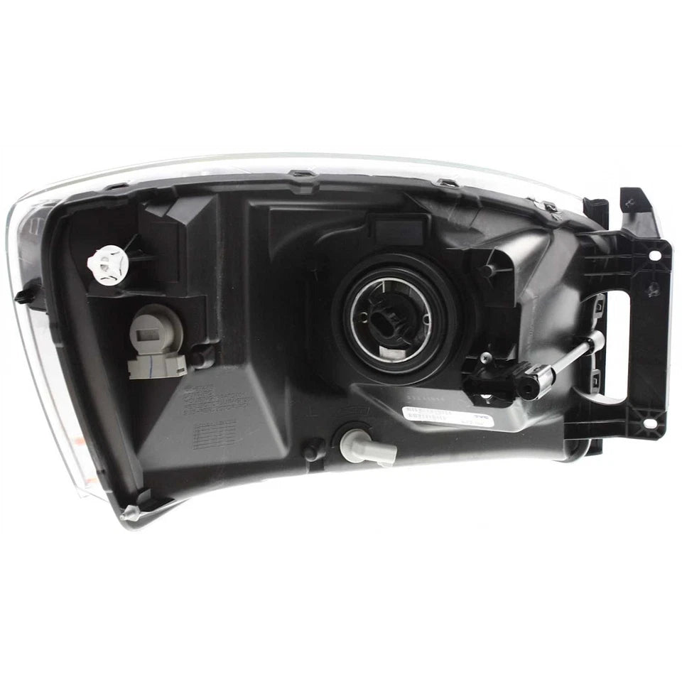 2006–2008 Dodge Ram 1500 Headlight Set Left and Right Side Black Housing w/ Bulb(s) | OEM Fit