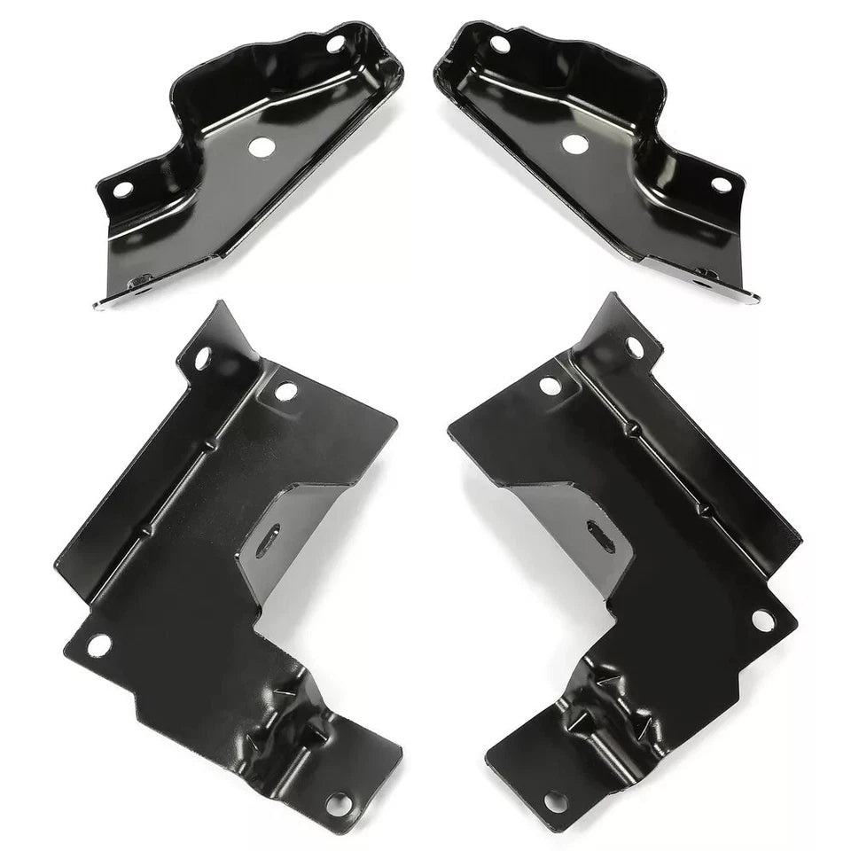 2003–2006 Chevrolet Silverado 1500–3500 Front Steel Bumper Brackets Set (4PCS) | OEM Fit