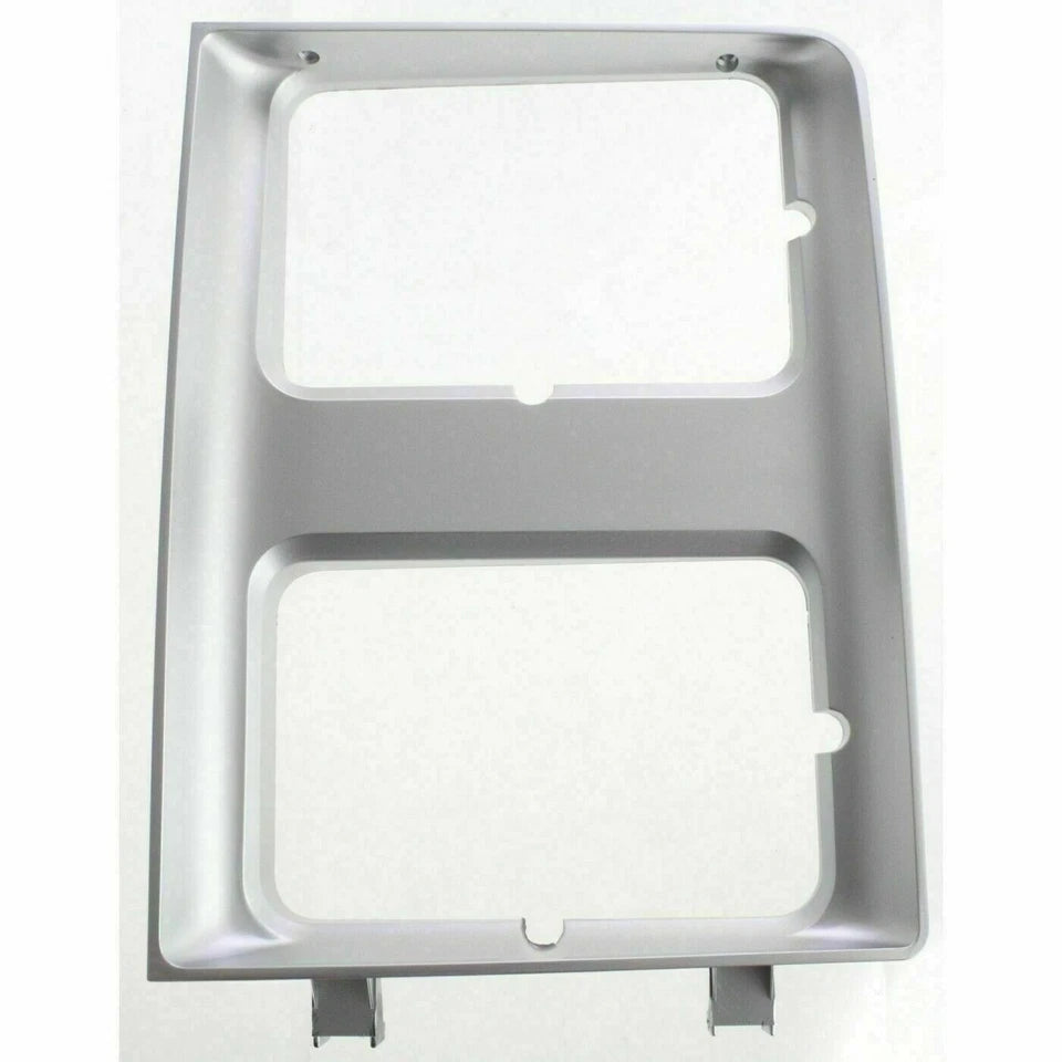 1985–1988 Chevy GMC C/K Series Pickup/Suburban Headlight Bezel Trim Silver | OEM Fit
