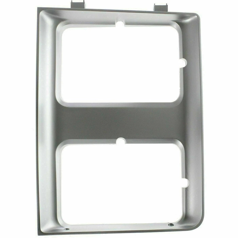 1985–1988 Chevy GMC C/K Series Pickup/Suburban Headlight Bezel Trim Silver | OEM Fit