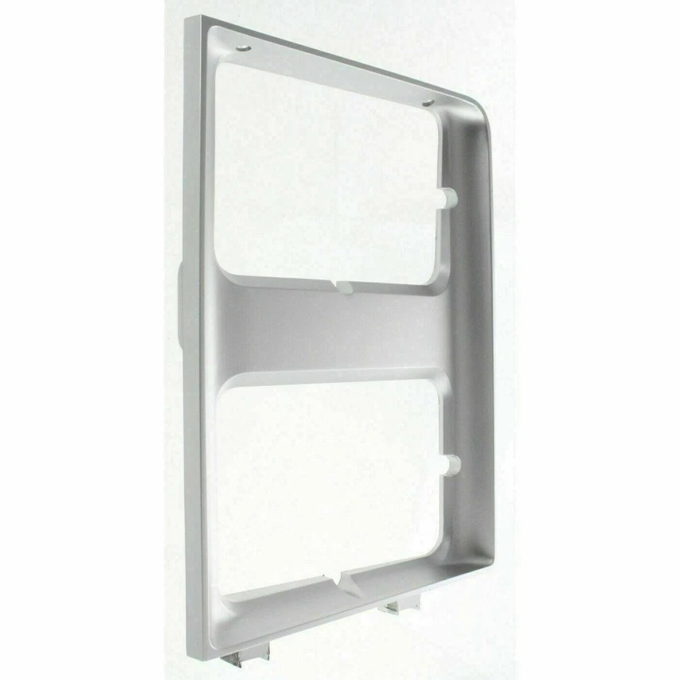1985–1988 Chevy GMC C/K Series Pickup/Suburban Headlight Bezel Trim Silver | OEM Fit