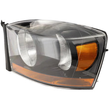 Load image into Gallery viewer, 2006–2008 Dodge Ram 1500 Headlight Set Left and Right Side Black Housing w/ Bulb(s) | OEM Fit