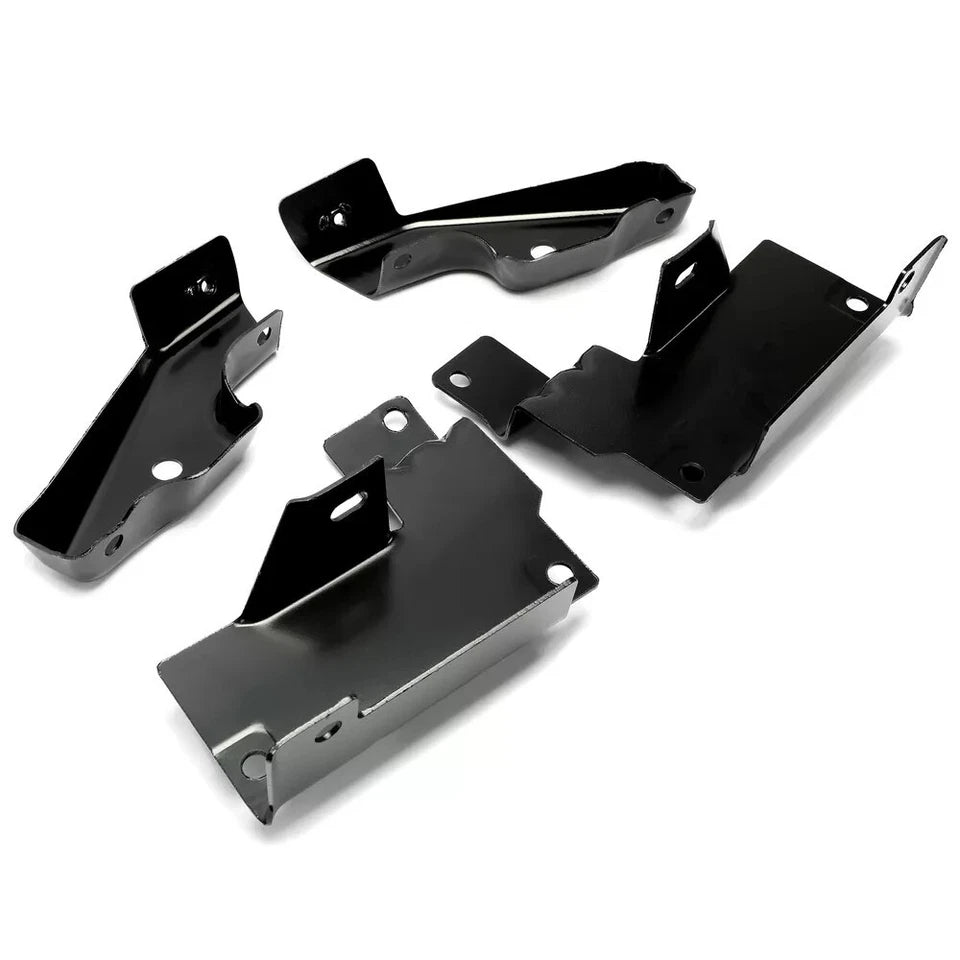 2003–2006 Chevrolet Silverado 1500–3500 Front Steel Bumper Brackets Set (4PCS) | OEM Fit