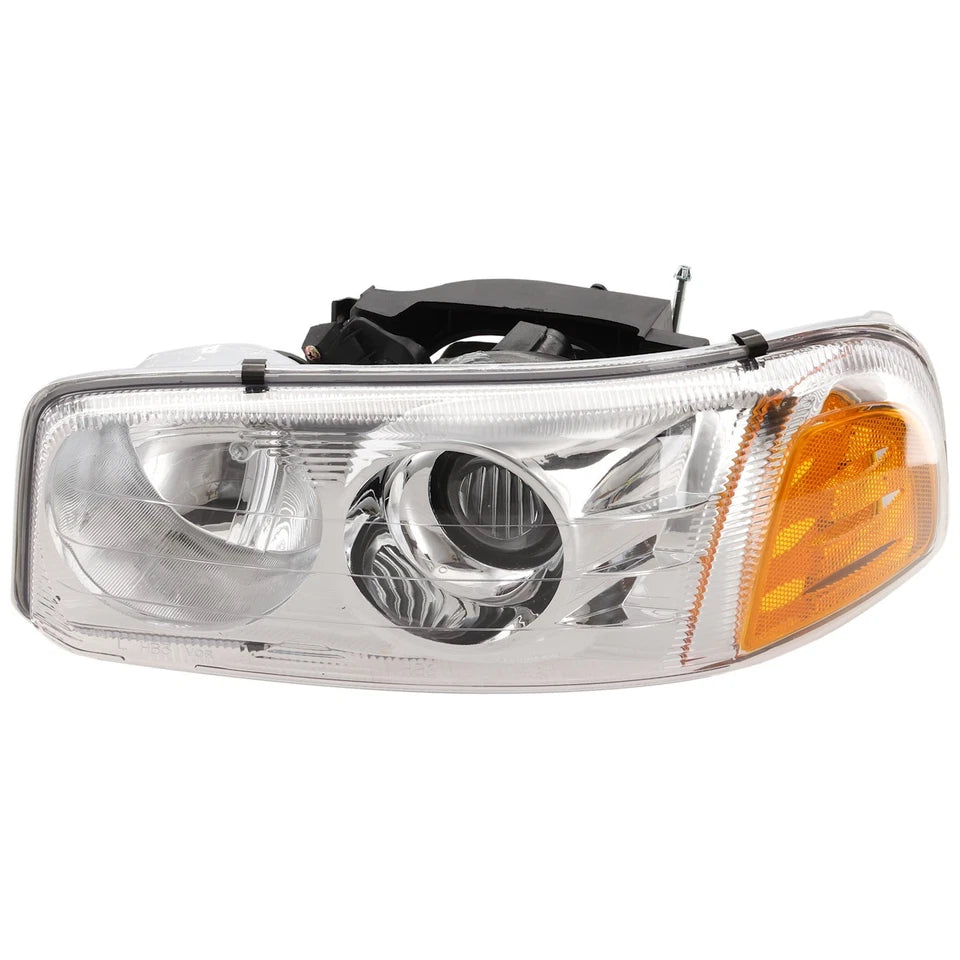 2001–2006 GMC Sierra 1500 Headlight Set LH & RH Halogen with Bulbs | OEM Fit